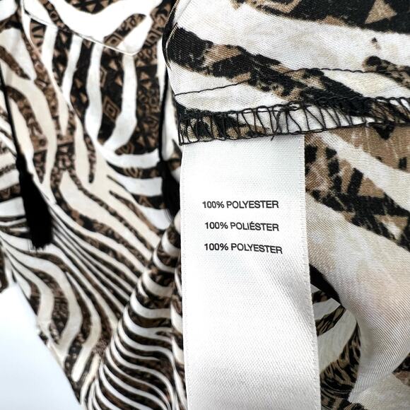 CHICOS Zebra Print Tunic - chicos sz 1 - NWOT - Picture 7 of 10